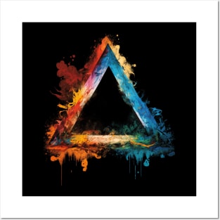 Geometric triangle Posters and Art